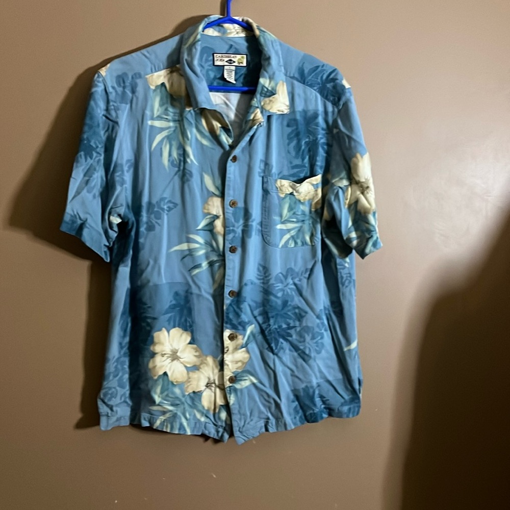 😄Vintage vacation Hawaiian style shirt. B6